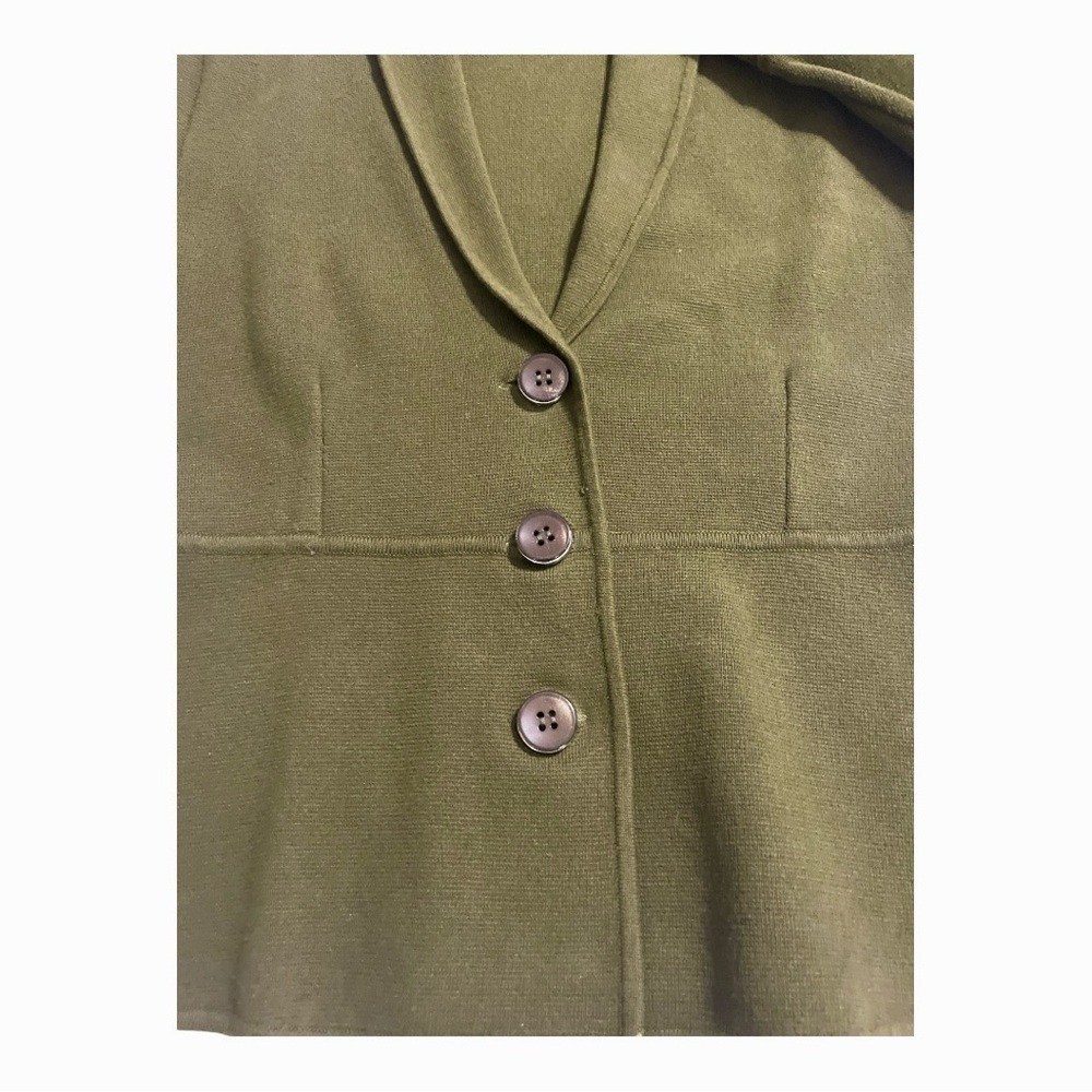 ALFANI Bell-Sleeve Collared Cardigan Women's Size L - Picture 9 of 14